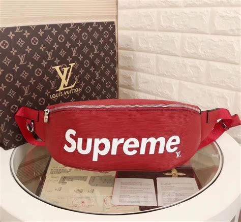 lv x supreme waist bag|louis vuitton supreme red.